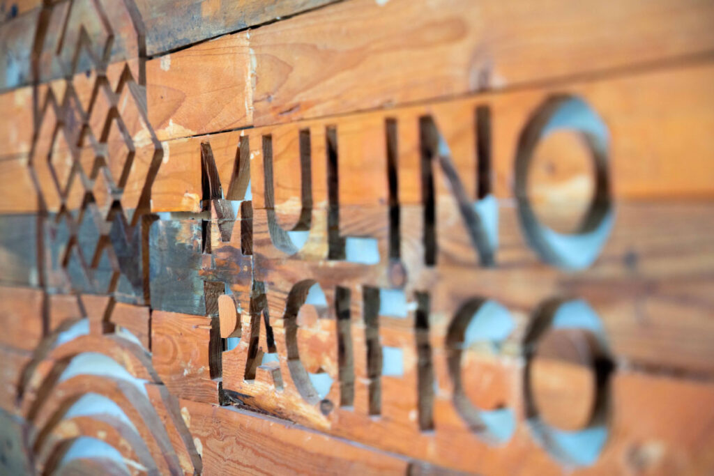 Dettaglio logo del Mulino